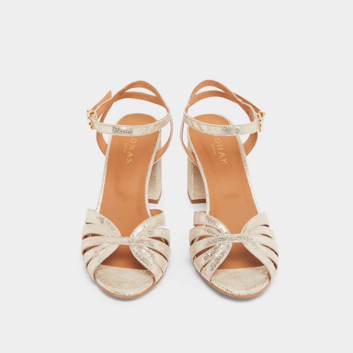 264-e Debacq Velours Lamin Platine Stylish Footwear