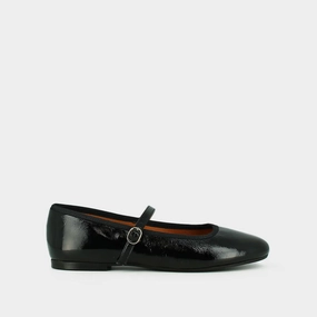 264-e Douceur Vernis Pliss Noir Jonak women's stylish shoes with modern design