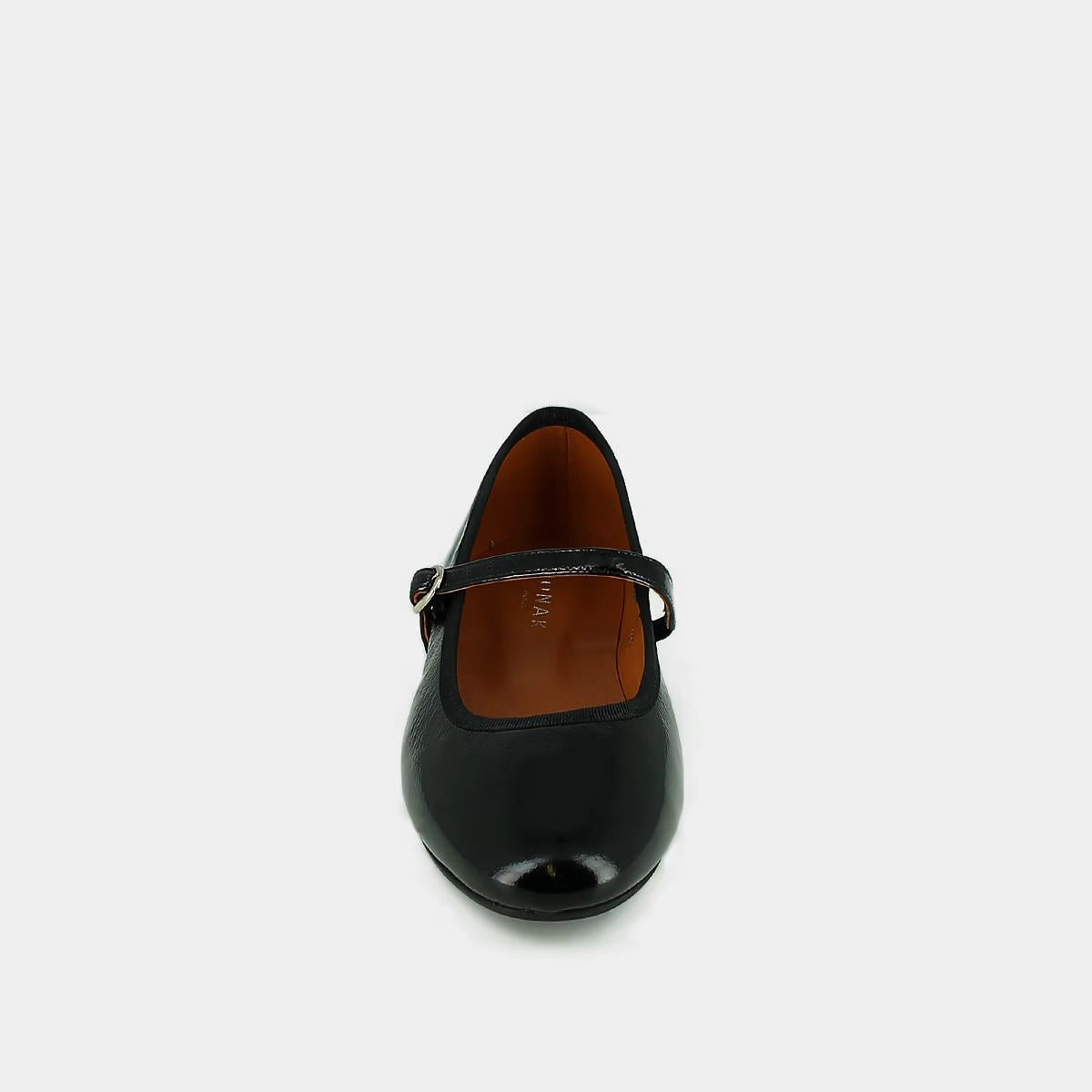 264-e Douceur Vernis Pliss Noir Stylish Footwear