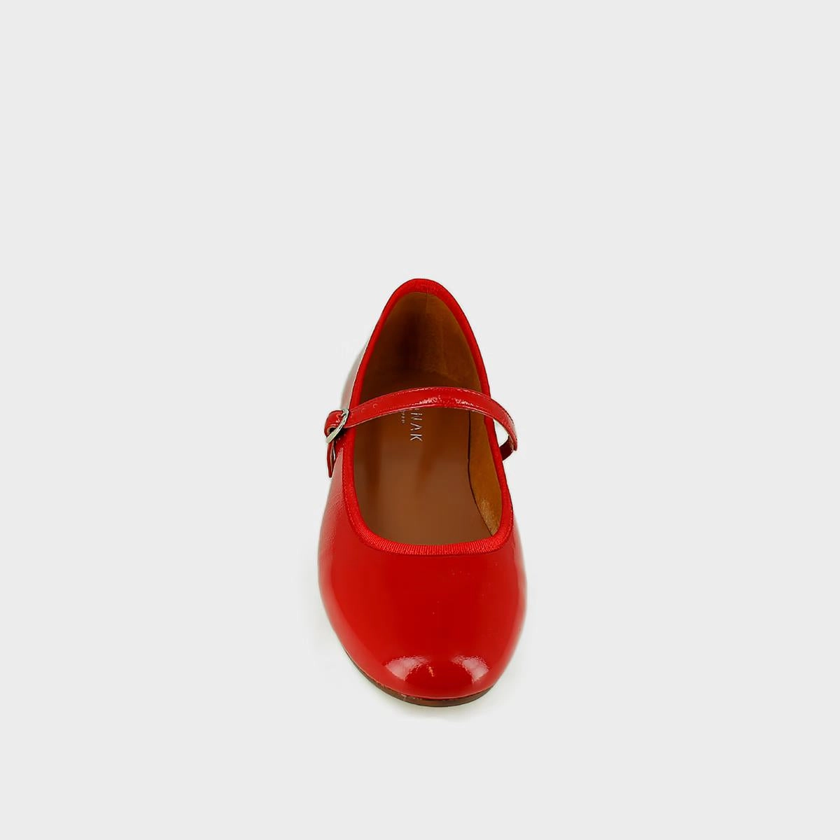 264-e Douceur Vernis Pliss Rouge Stylish Footwear