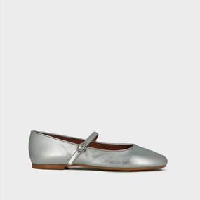 264-e Dunkie Cuir Metallis Argent Jonak women's stylish shoes with modern design