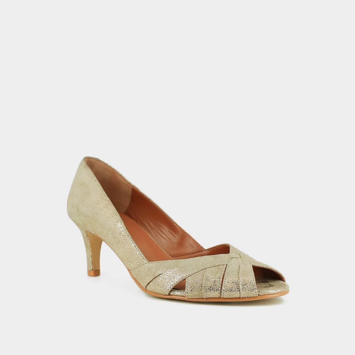 264-ine Damienne Velours Lam Platine Stylish Footwear