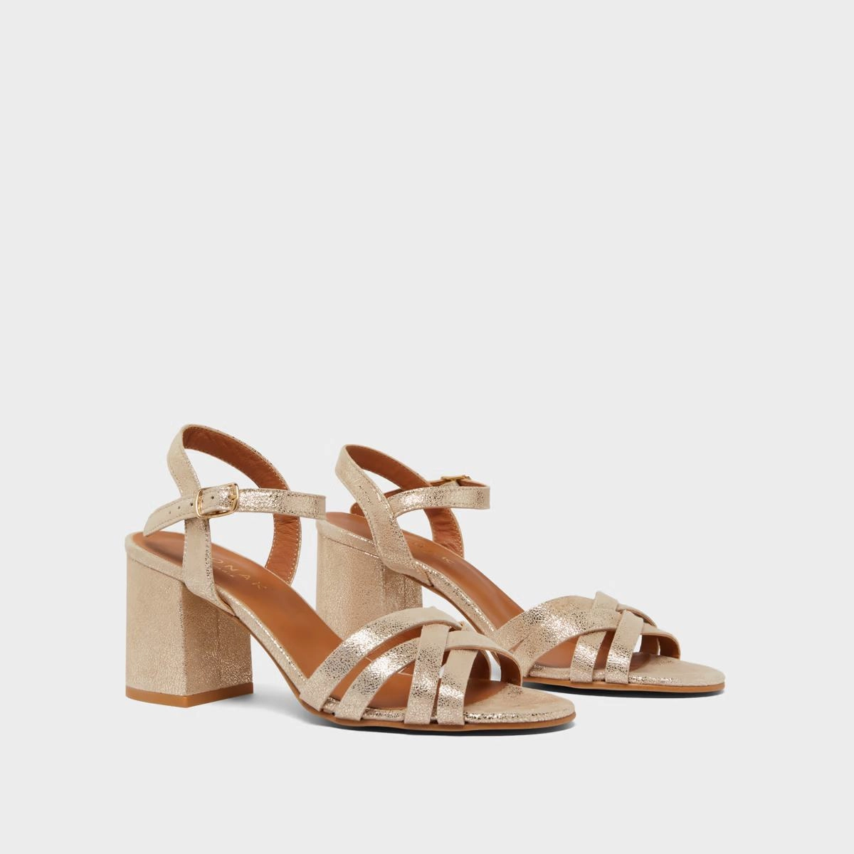 264-ne Danelle Velours Lami Platine Stylish Footwear