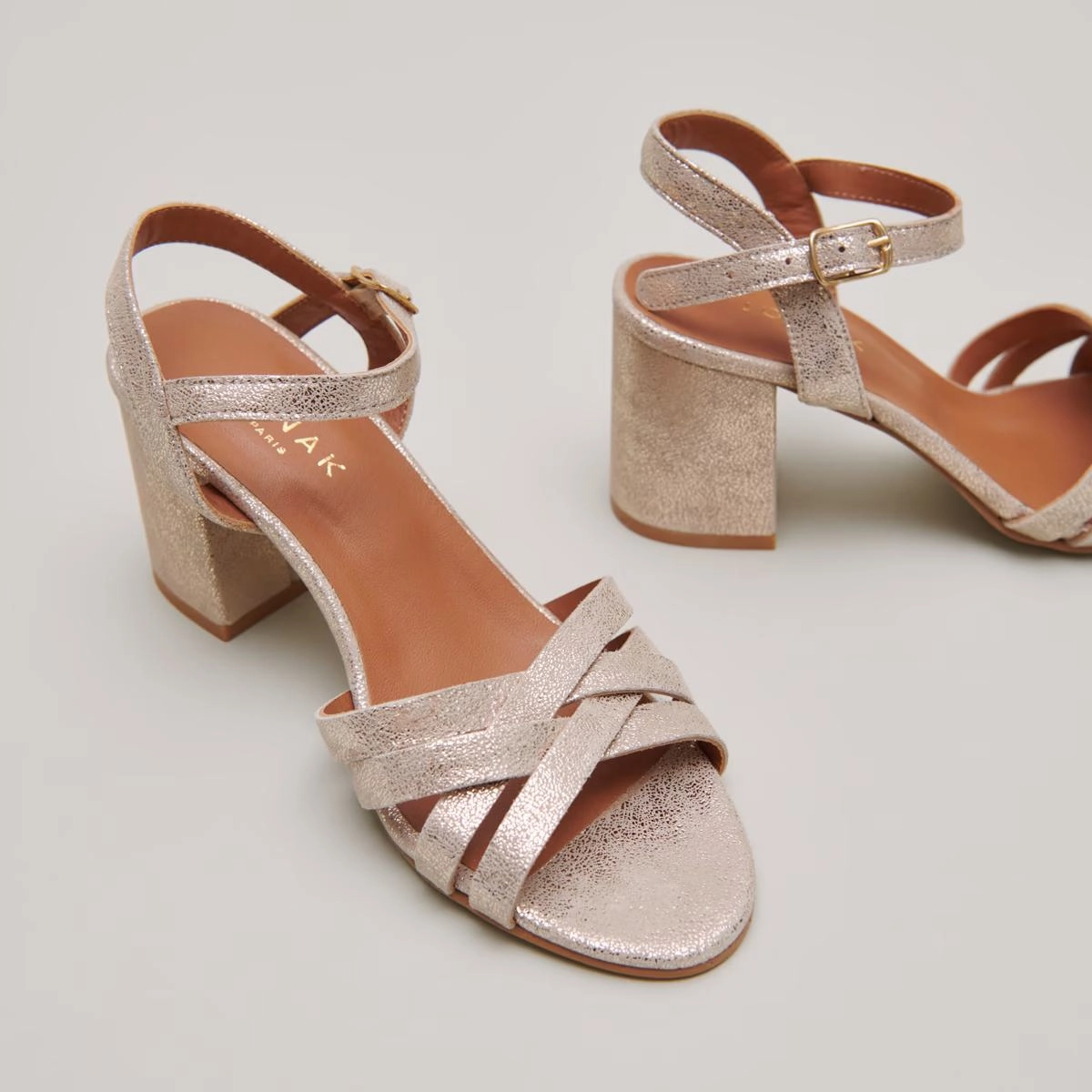 264-ne Danelle Velours Lami Platine Stylish Footwear