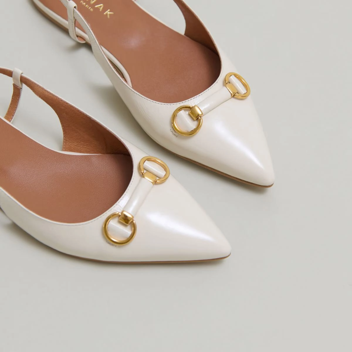 264-nt Dedicace Cuir Brilla Ecru Stylish Footwear