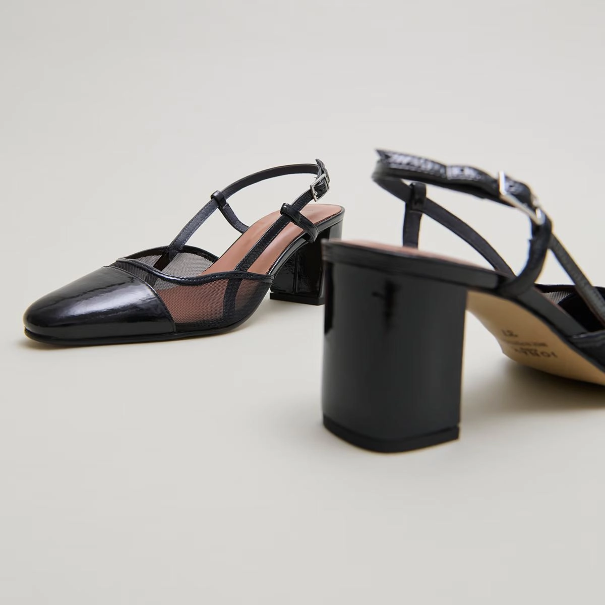 264-/res Dhapopille Vernis Pl Noir-noir Stylish Footwear