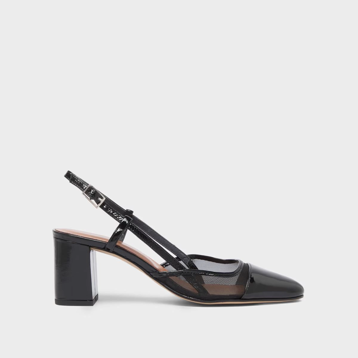 264-/res Dhapopille Vernis Pl Noir-noir Stylish Footwear