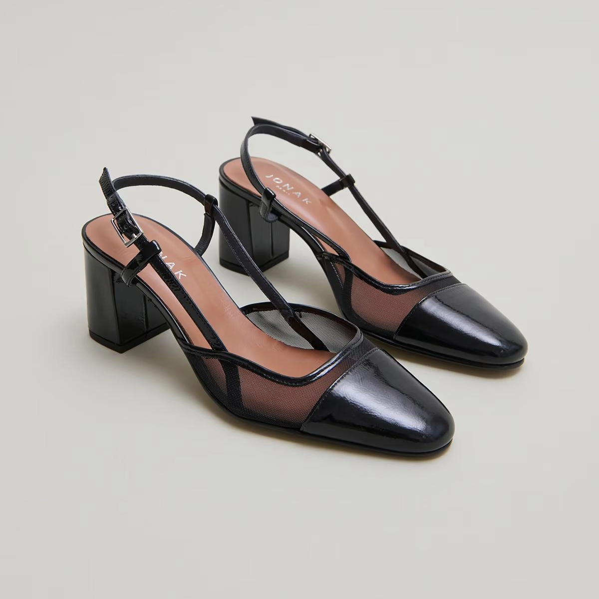 264-/res Dhapopille Vernis Pl Noir-noir Stylish Footwear