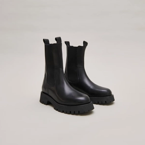 264- Ridle Cuir Noir Jonak women's stylish shoes with modern design