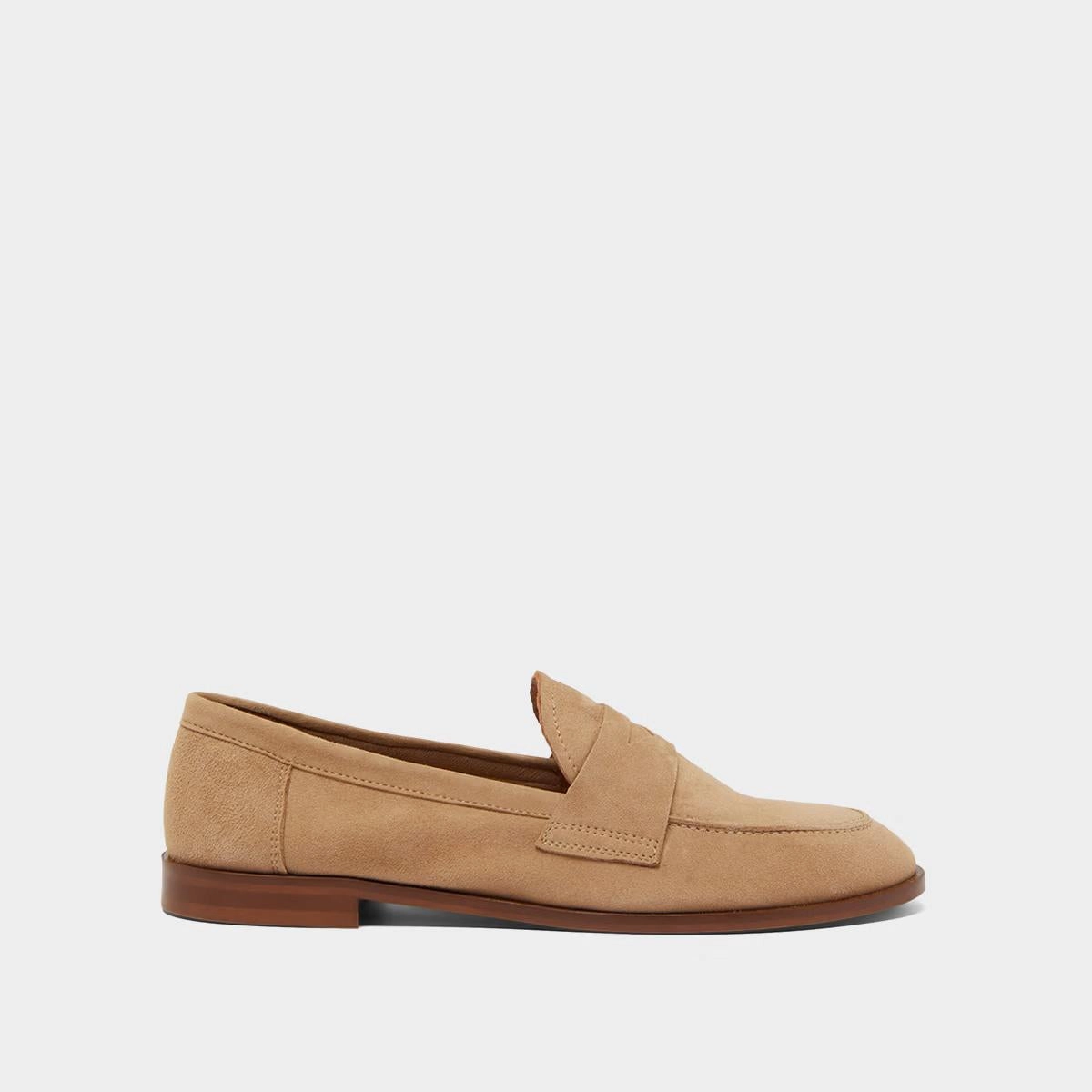 264- Thelma Velours Camel Stylish Footwear