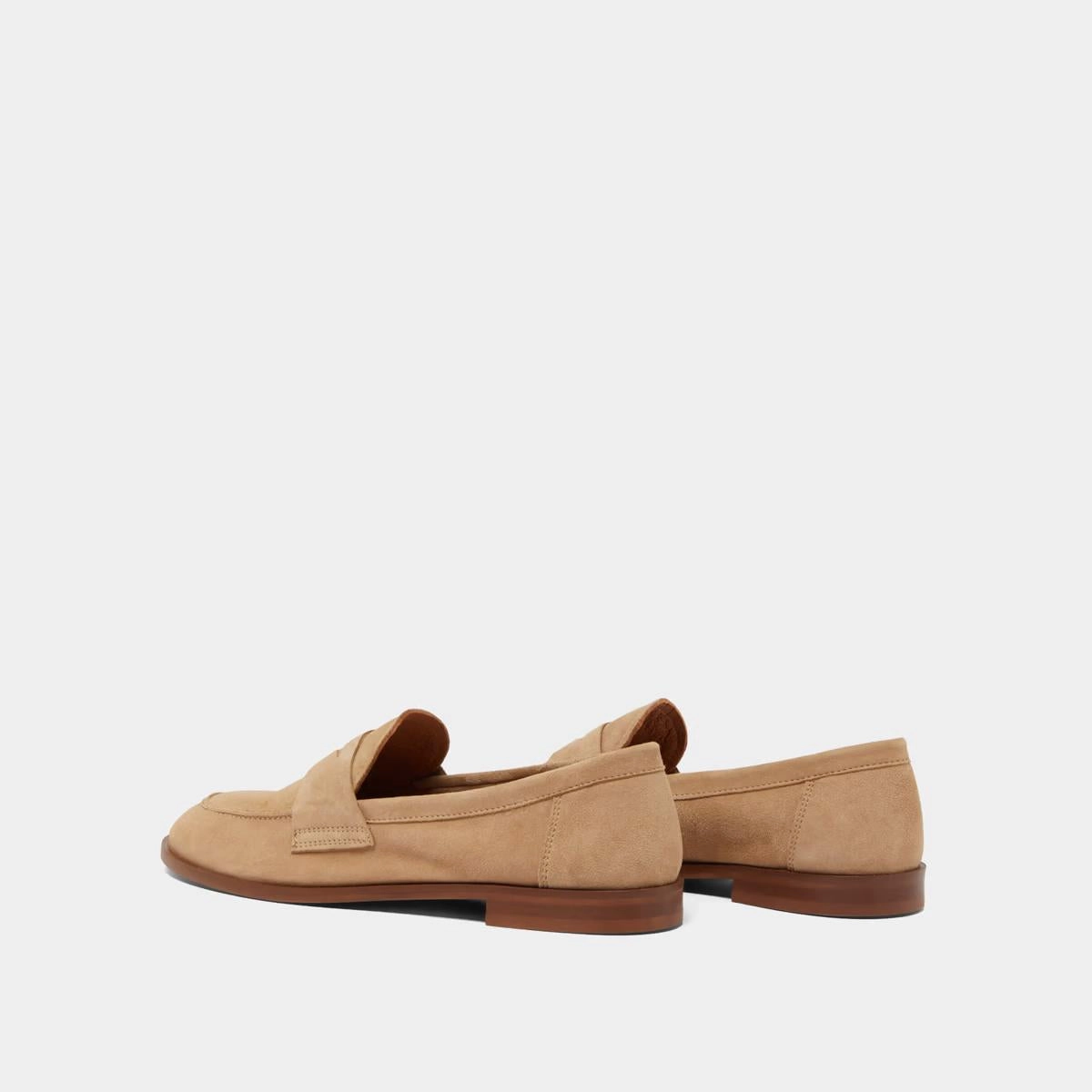 264- Thelma Velours Camel Stylish Footwear