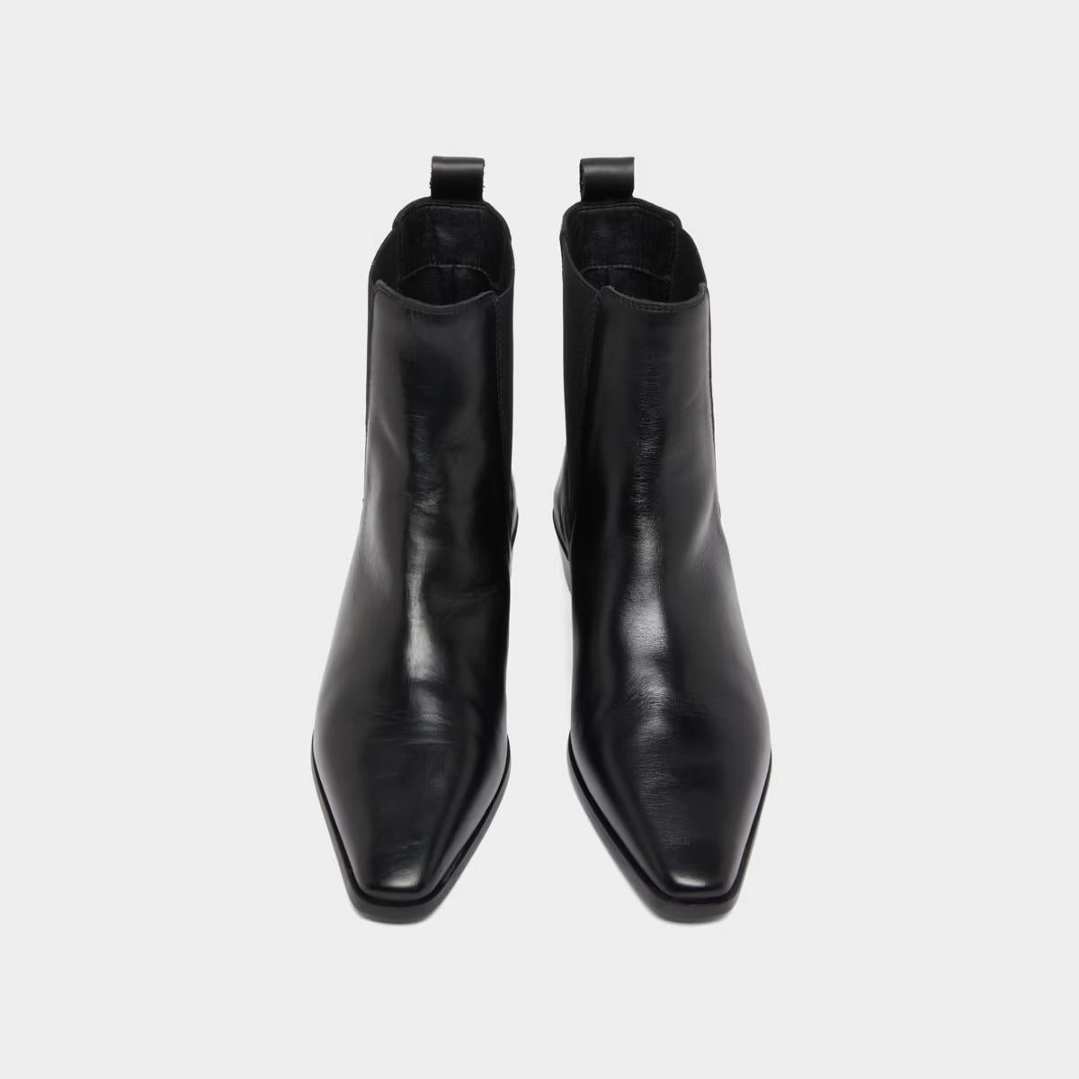 388- Papaye Cuir Noir Stylish Footwear