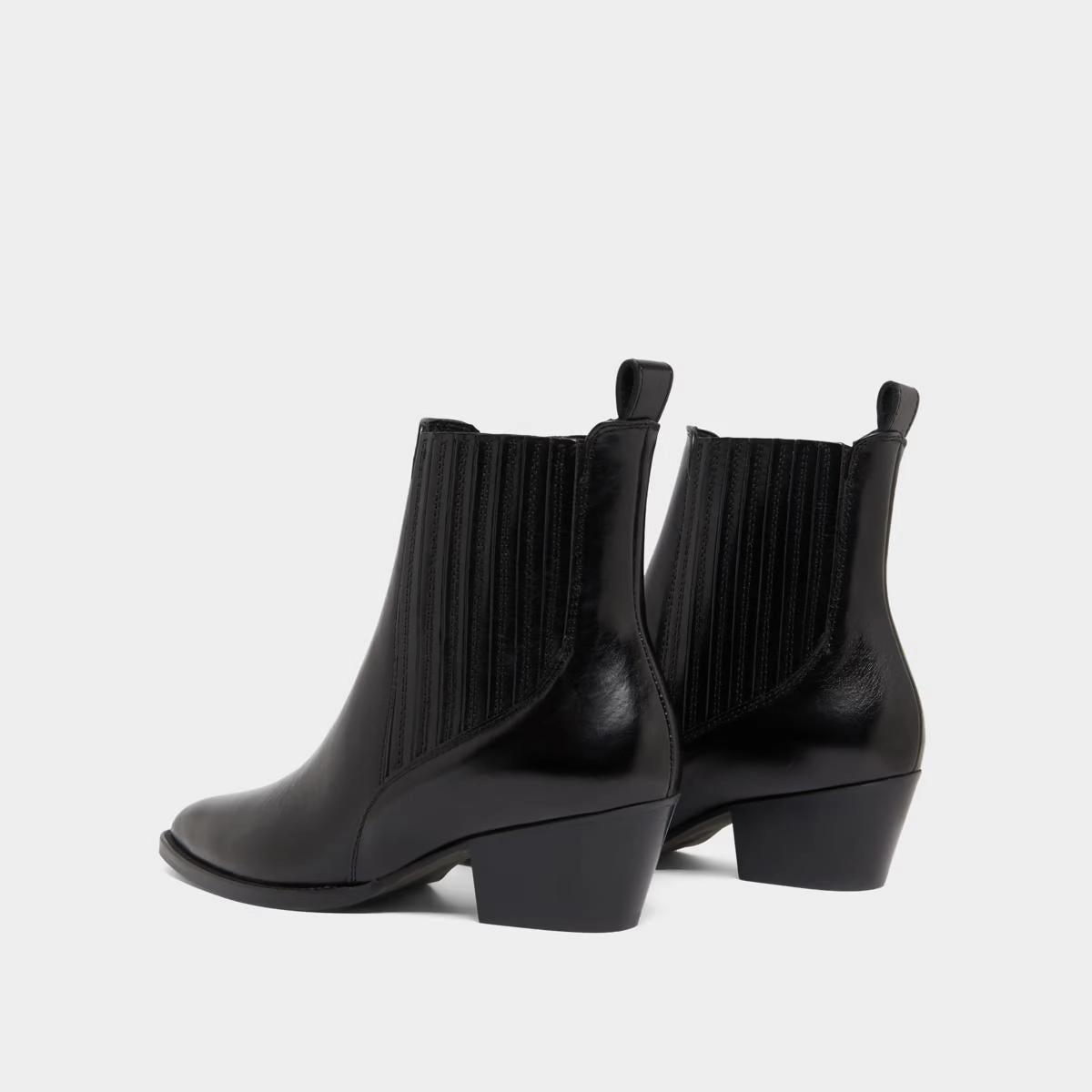 429- Bailey Cuir Noir Stylish Footwear