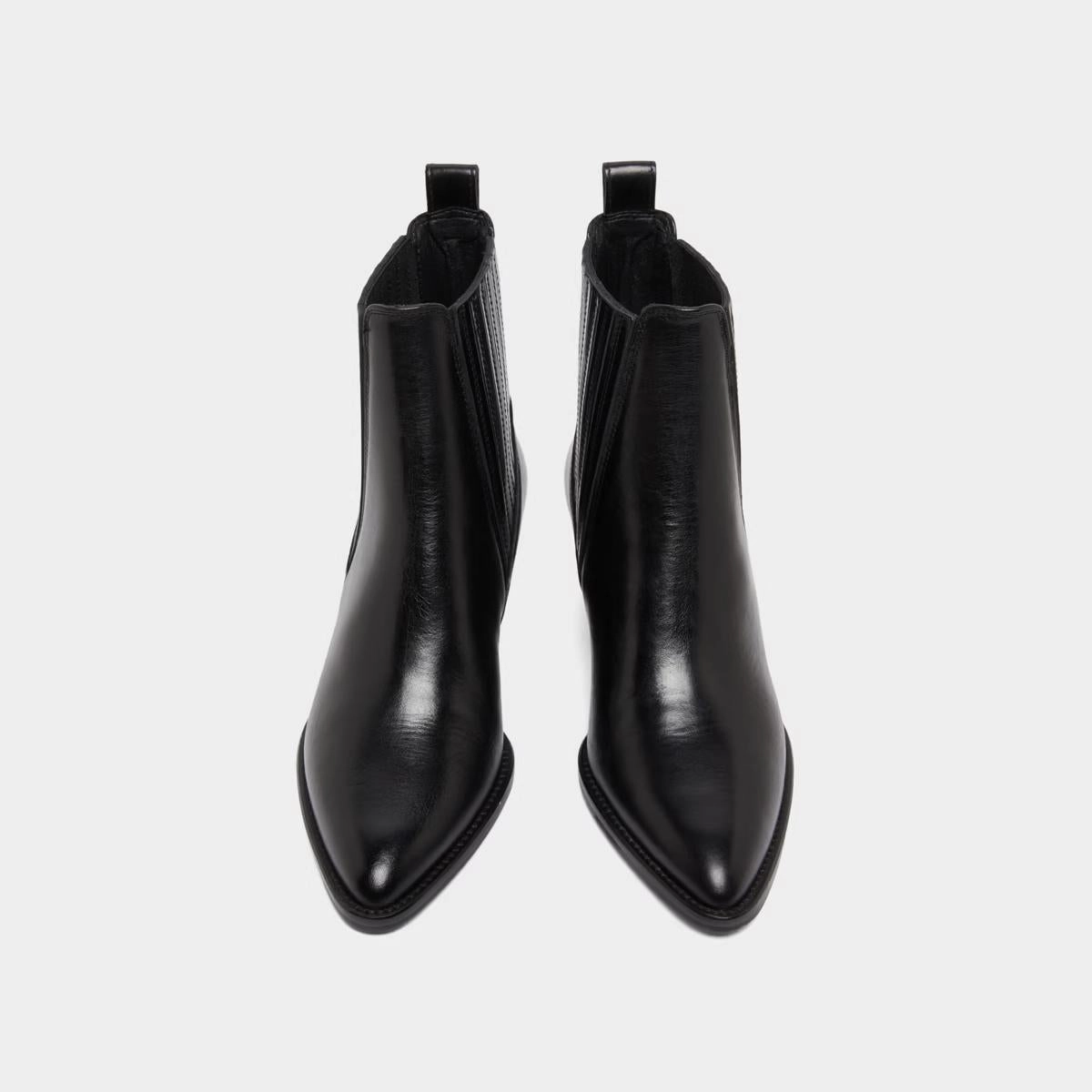 429- Bailey Cuir Noir Stylish Footwear