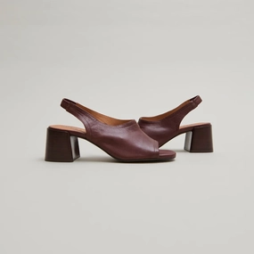 429- Brownie B Cuir Marron Jonak women's stylish shoes with modern design