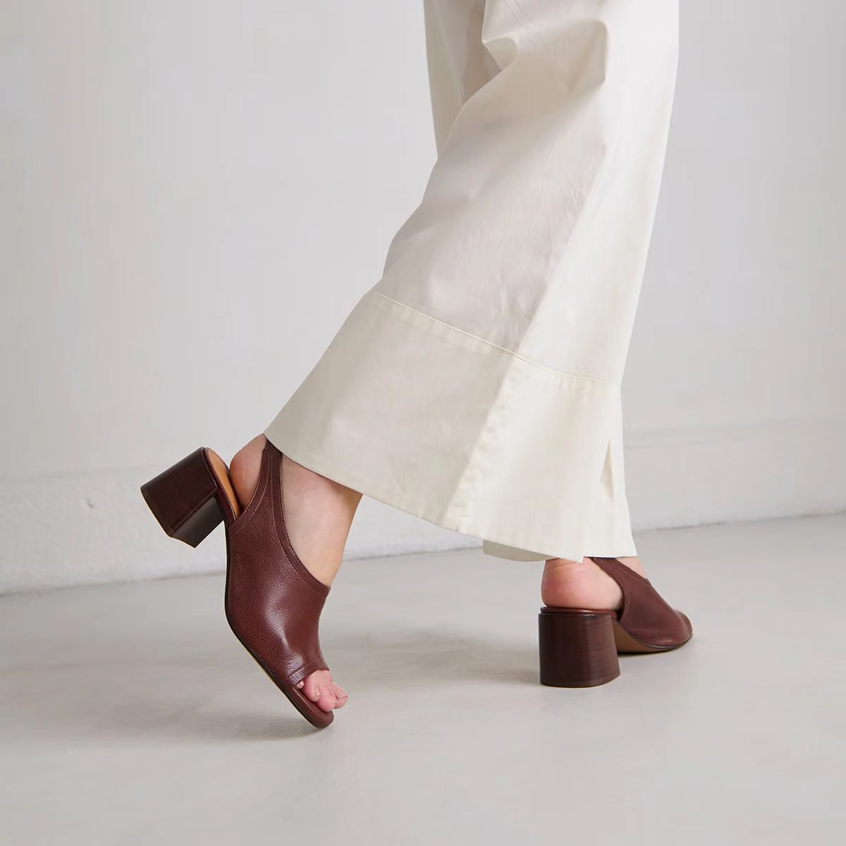 429- Brownie B Cuir Marron Stylish Footwear