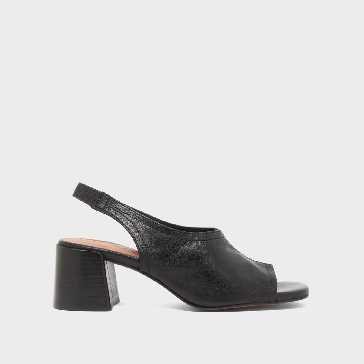 429- Brownie Cuir Noir Stylish Footwear