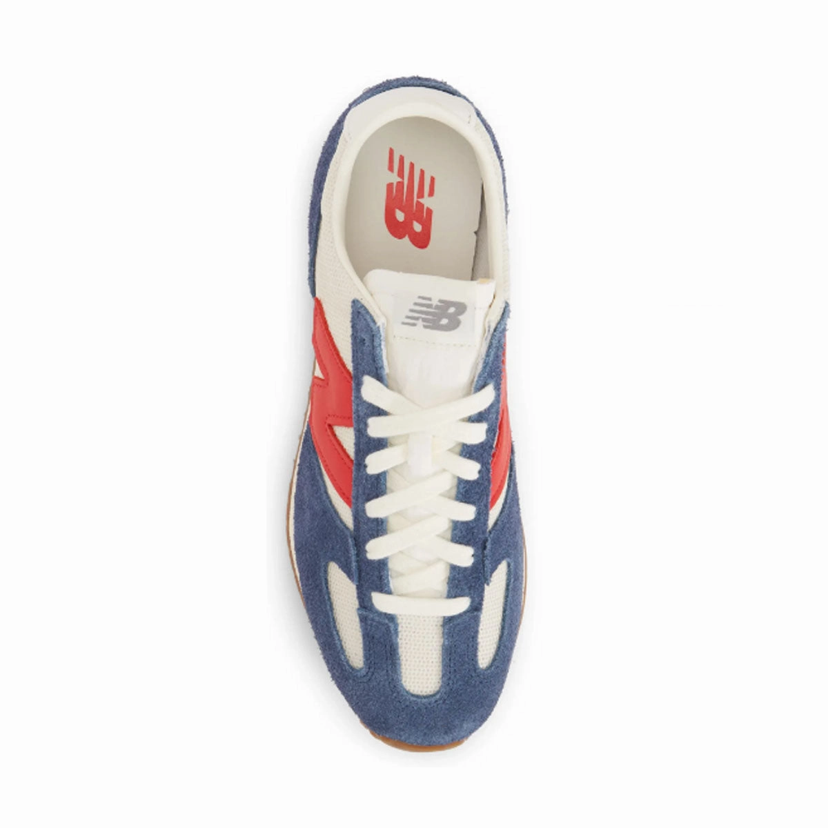 471 'Navy Linen' New Balance sneaker close-ups
