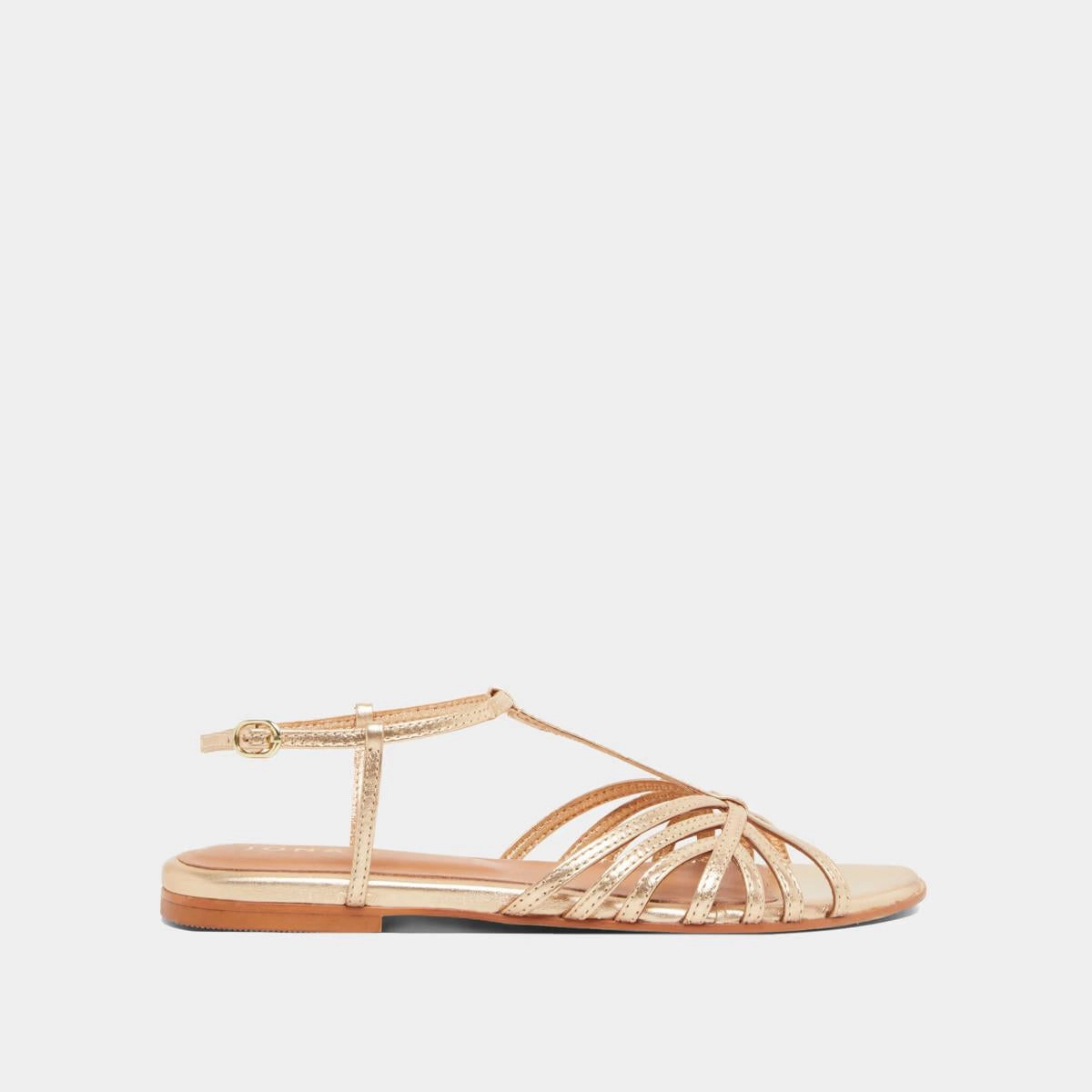 498-ise Wallonie Cuir Metall Or Stylish Footwear