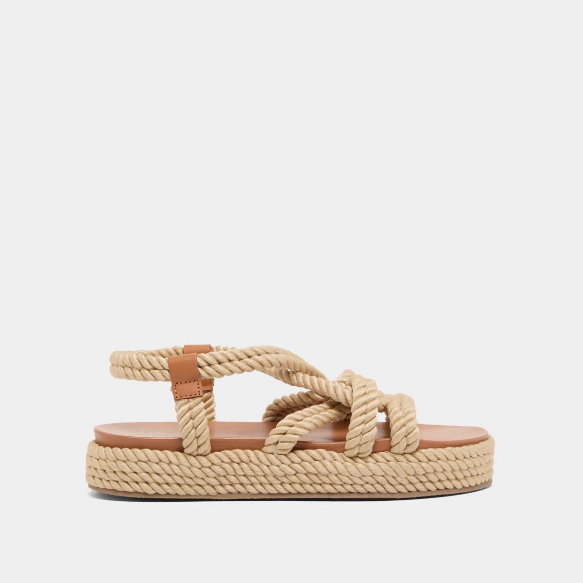 498- Wael Corde Beige Stylish Footwear