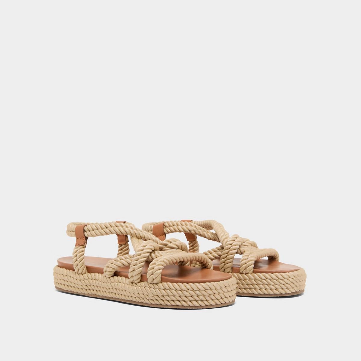 498- Wael Corde Beige Stylish Footwear