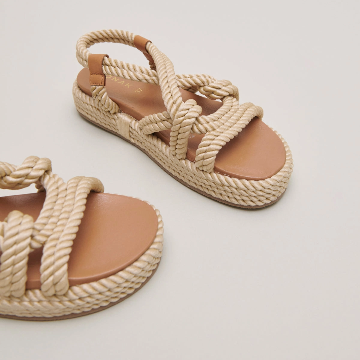 498- Wael Corde Beige Stylish Footwear