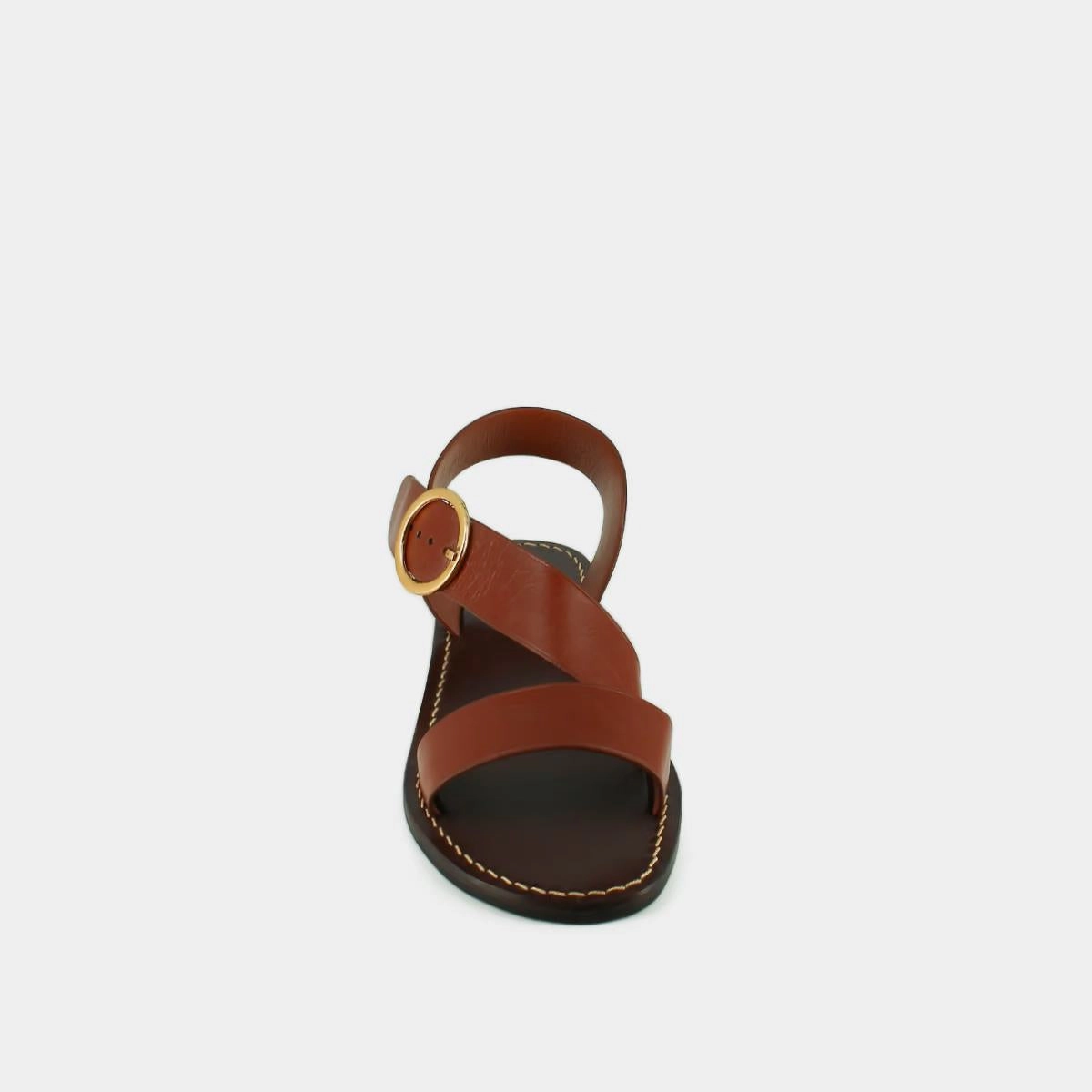 498- Welbi Cuir Cognac Stylish Footwear