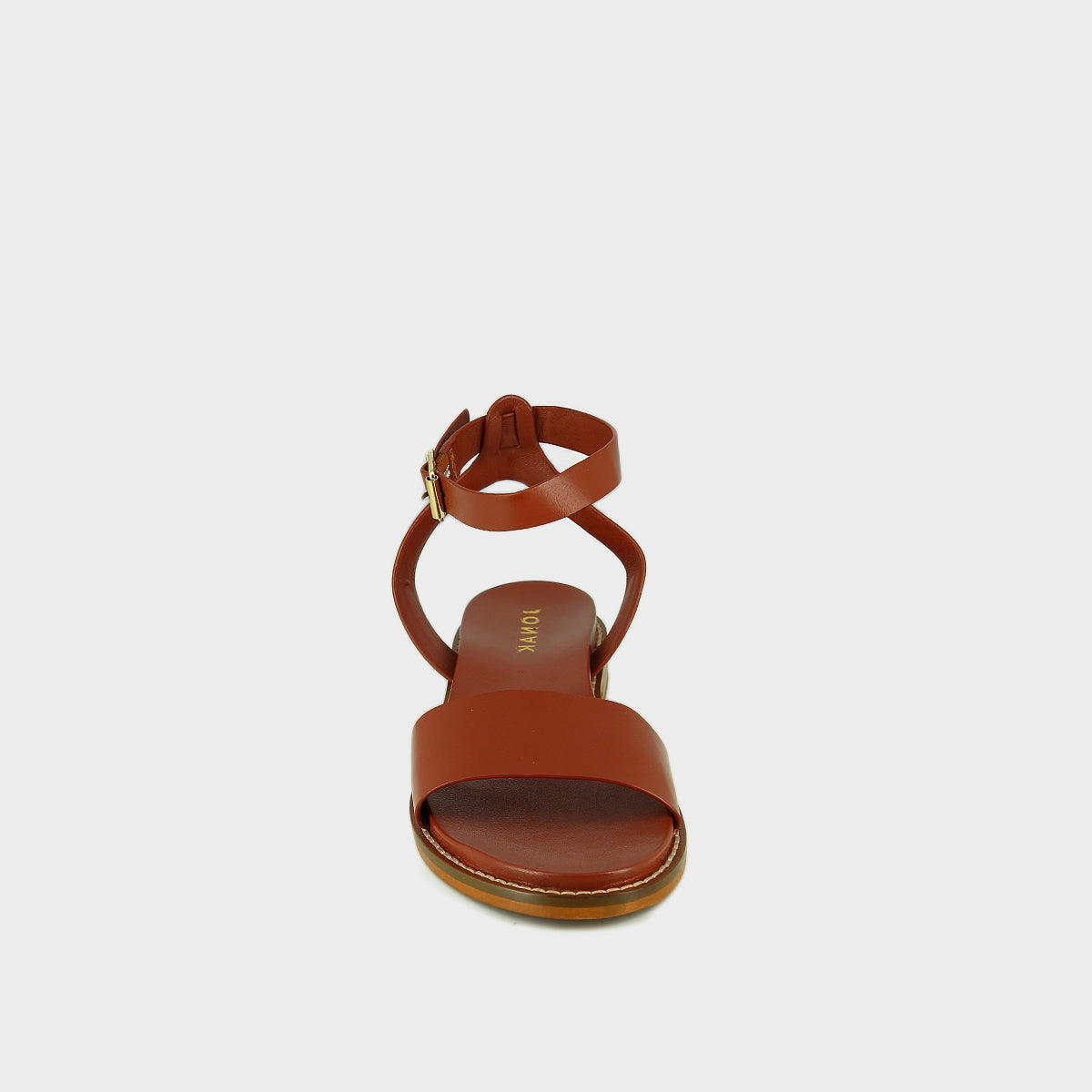 498- Wik Cuir Cognac Stylish Footwear