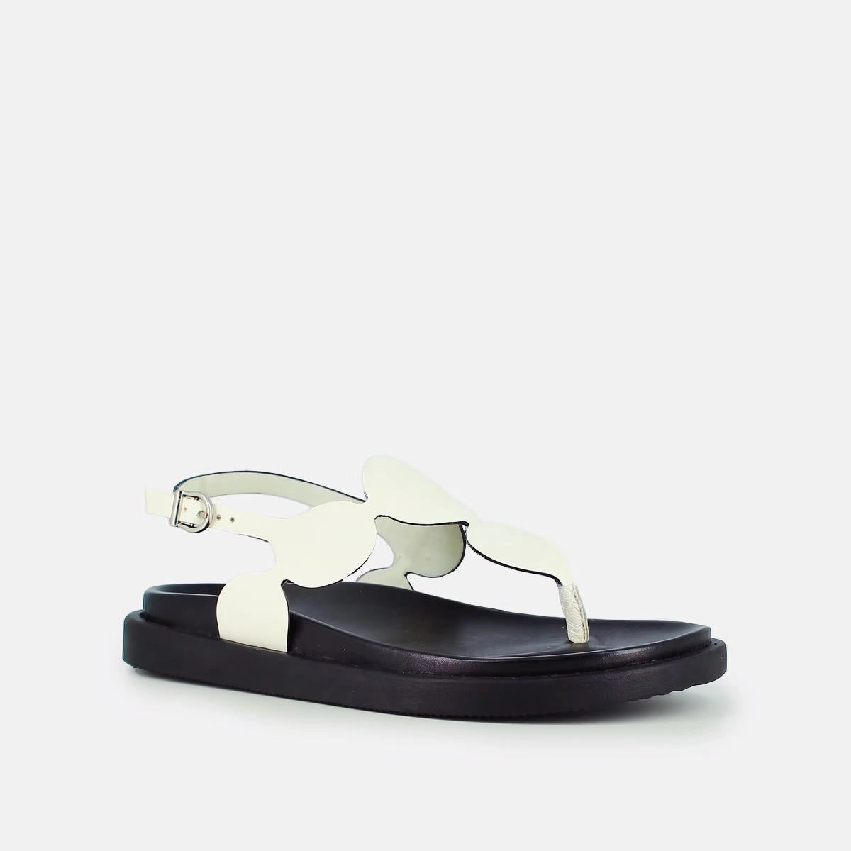 498- Wind Cuir Ecru Stylish Footwear