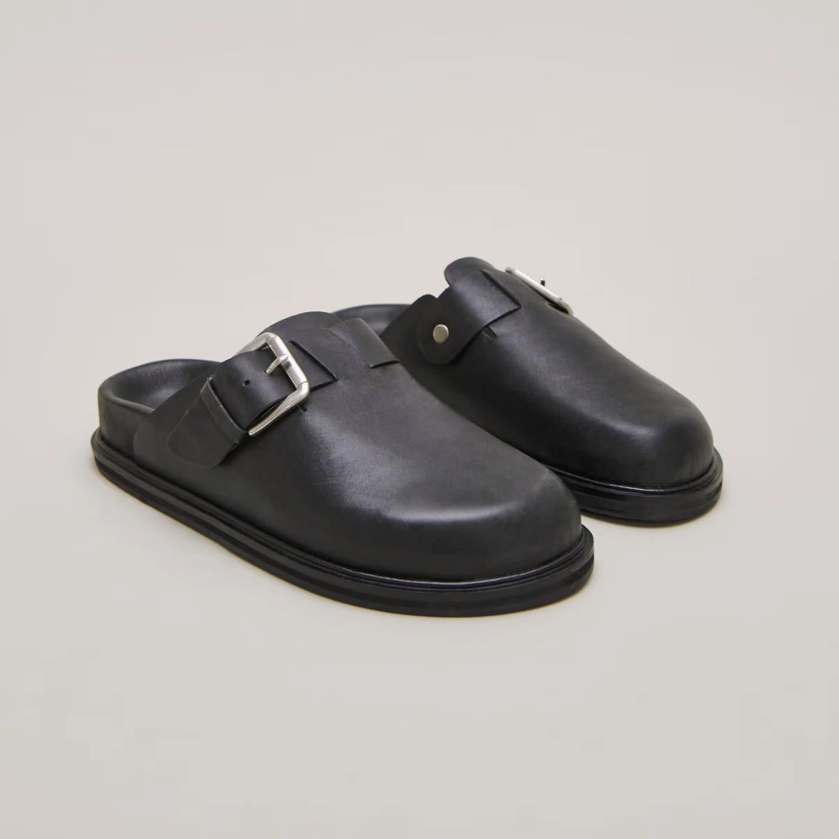 498- Woopi Cuir Noir Stylish Footwear