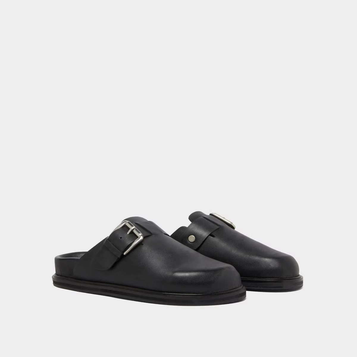 498- Woopi Cuir Noir Stylish Footwear