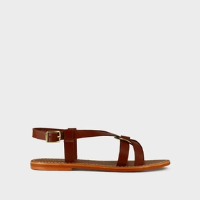498- Wora Cuir Cognac Jonak women's stylish shoes with modern design