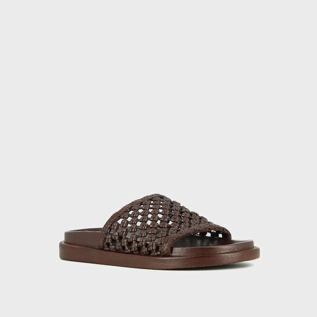 498- Wozart Cuir Marron-Fonce Stylish Footwear