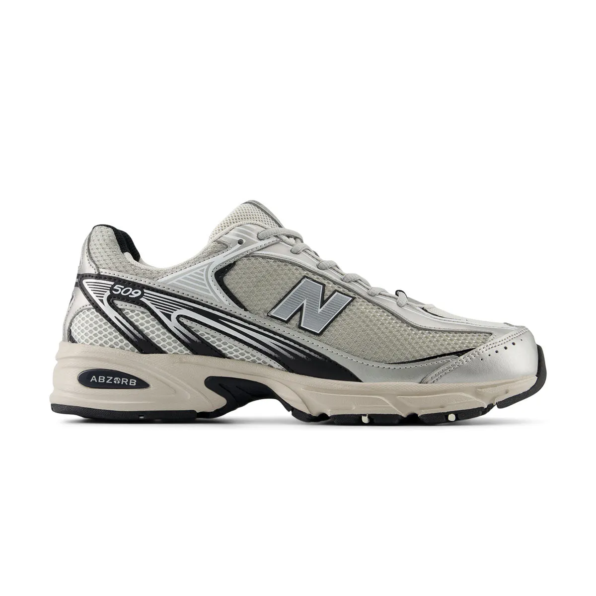 509 'Silver Black' New Balance retro-inspired sneakers