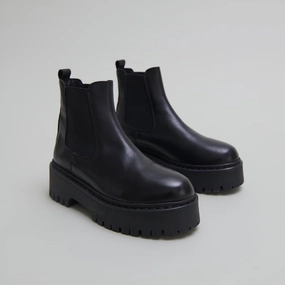 525- Ravie Cuir Noir Jonak women's stylish shoes with modern design