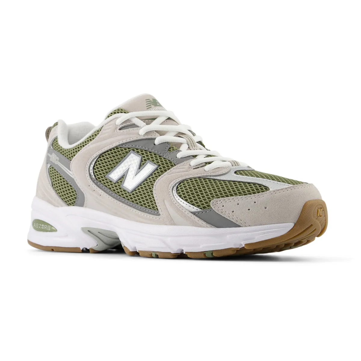 530 'Dark Olivine' New Balance sneaker close-ups