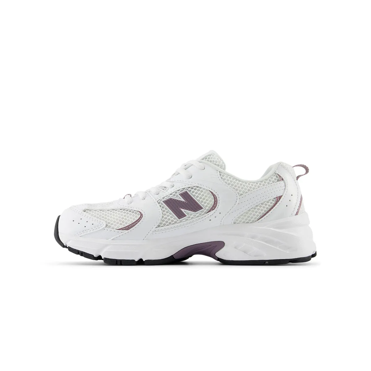 530 'White Dark Ice Wine' New Balance sneaker close-ups