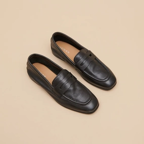 542- Aca Bis Cuir Graine Noir Jonak women's stylish shoes with modern design