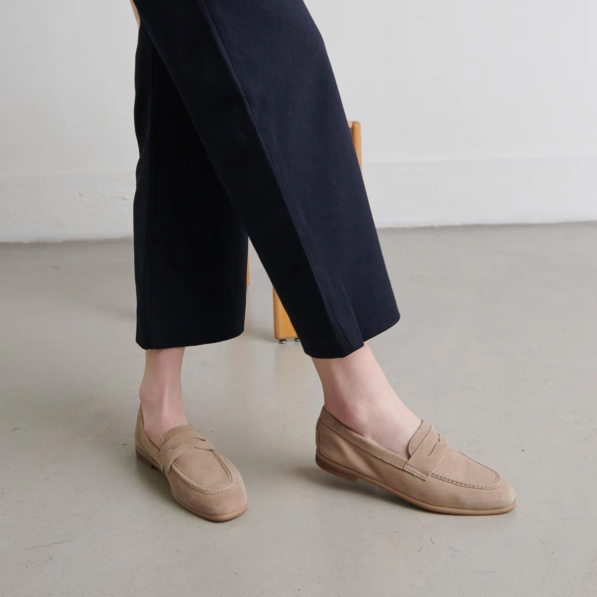 542- Aca Bis Velours Beige Stylish Footwear