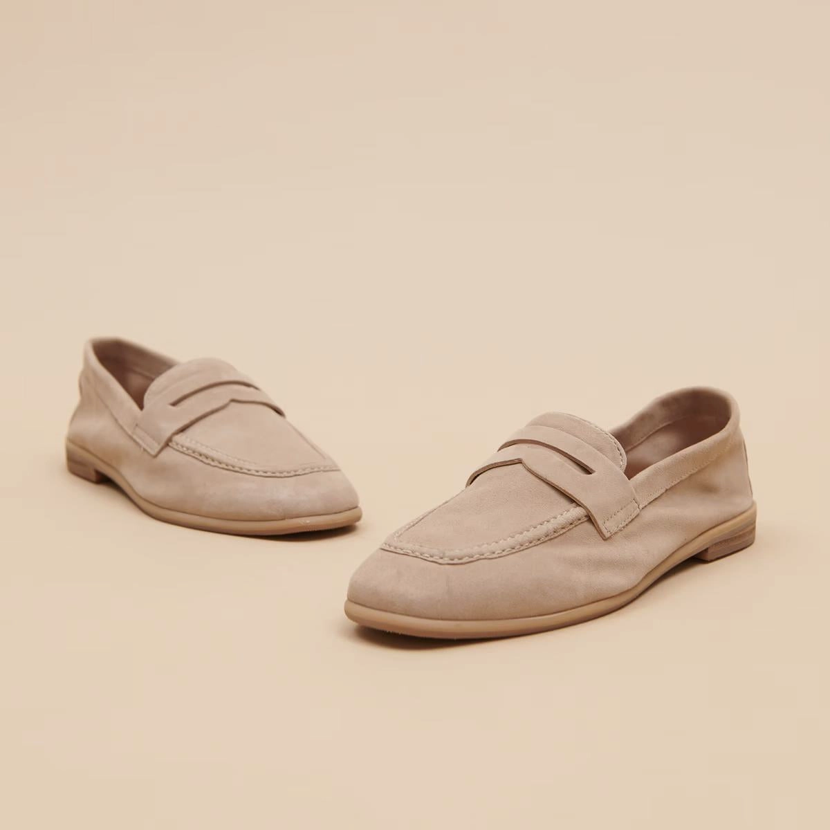 542- Aca Bis Velours Beige Stylish Footwear