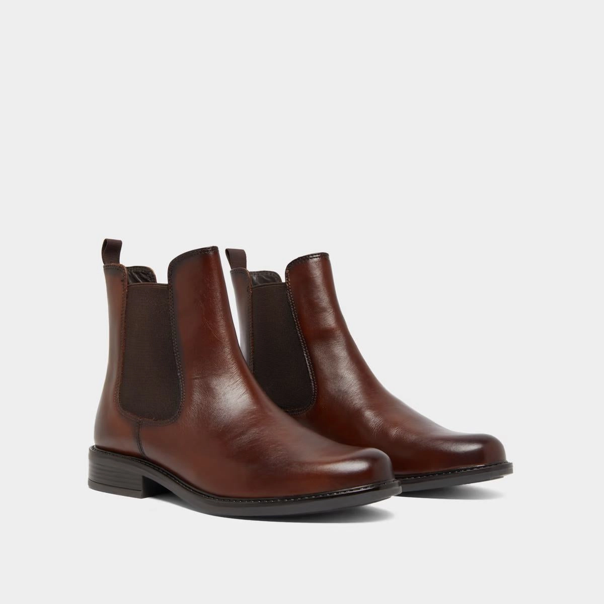 542- Audry Cuir Cognac Stylish Footwear