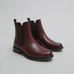 542- Audry Cuir Cognac Jonak women's stylish shoes with modern design