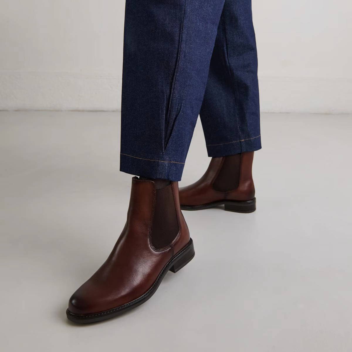 542- Audry Cuir Cognac Stylish Footwear