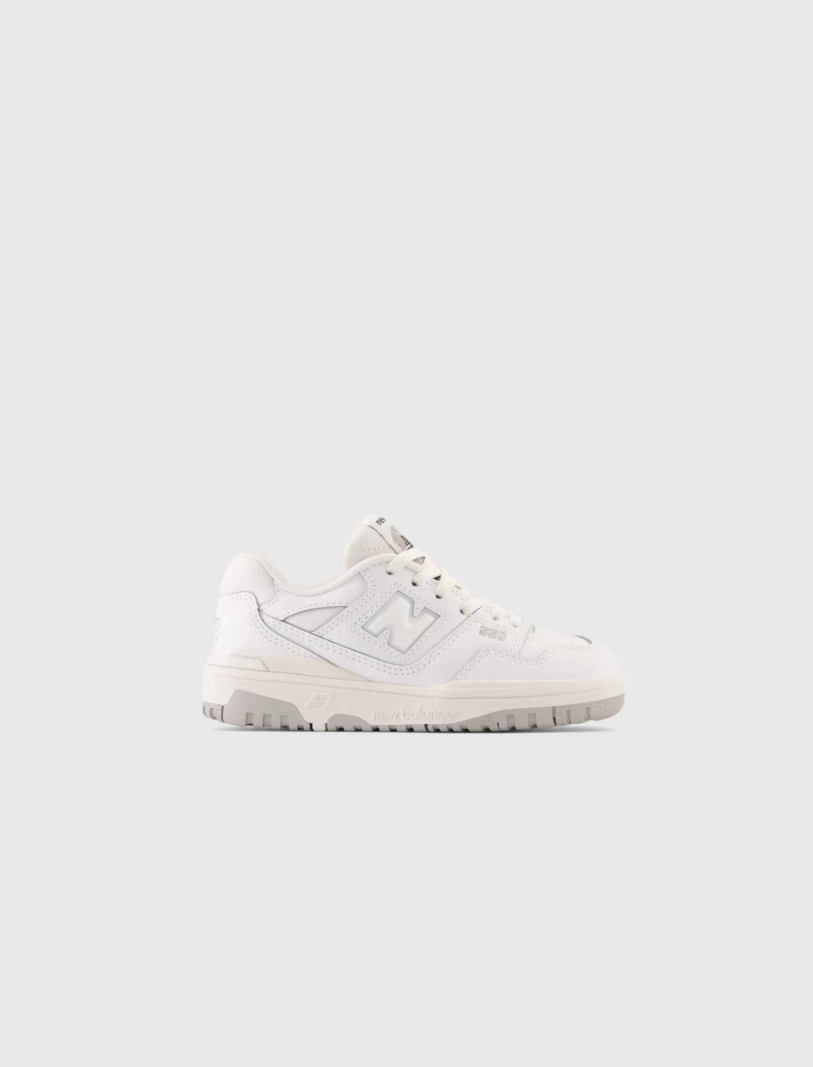 550 "WHITE/GREY" PS new balance shoes for men and women