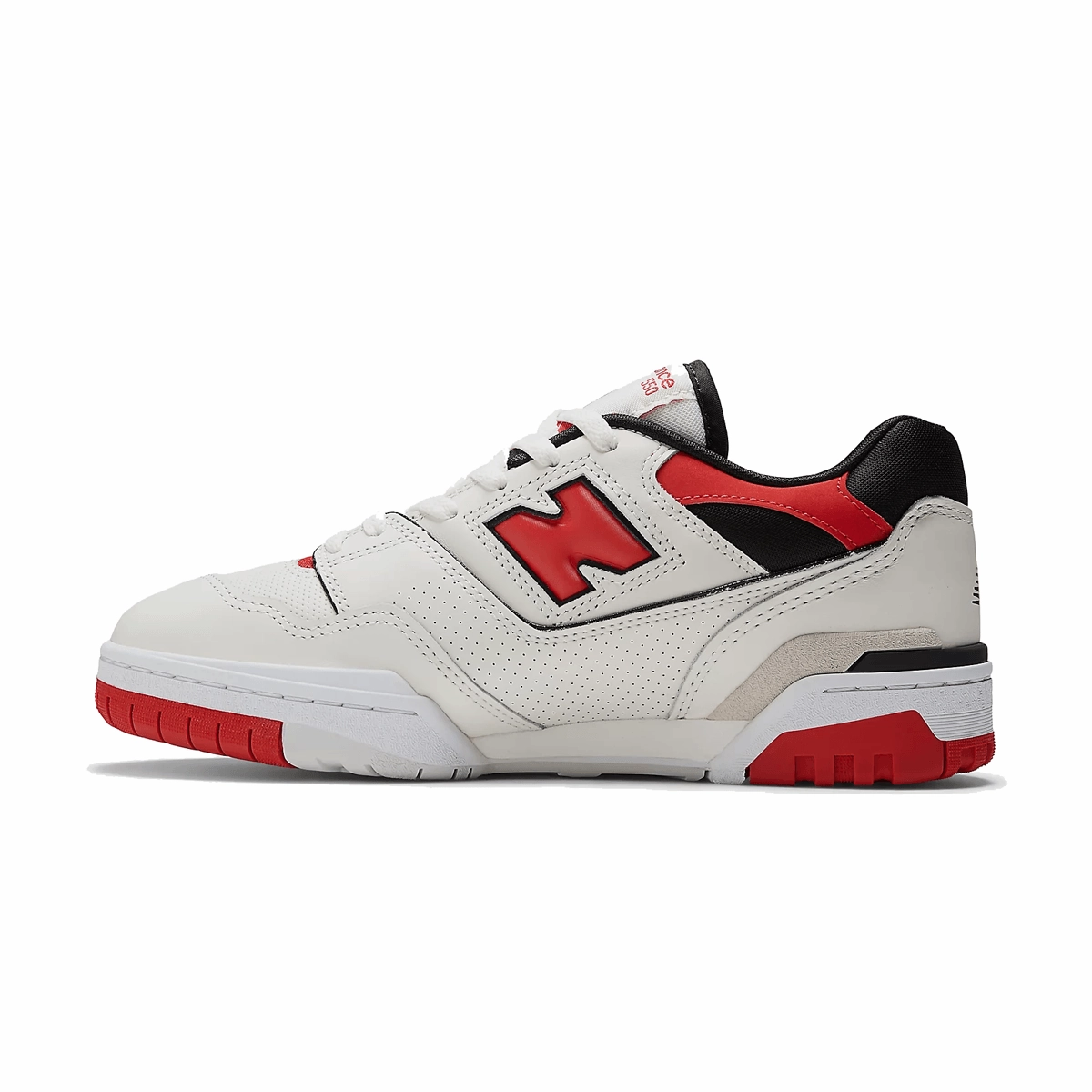 550 'Sea Salt True Red' New Balance sneaker close-ups