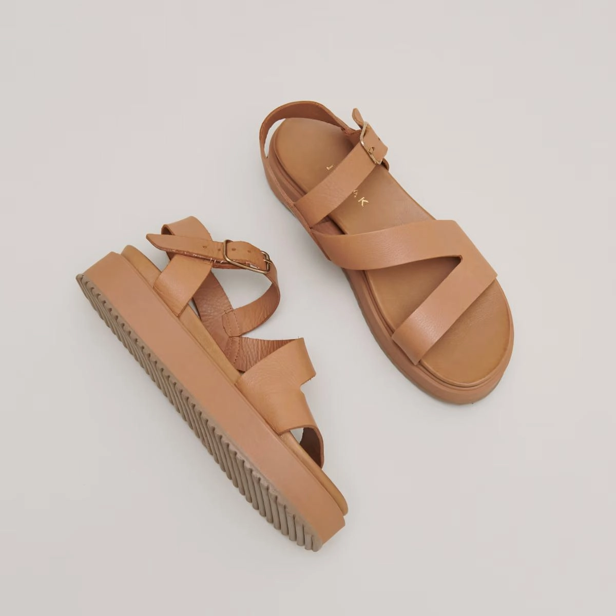 563- Isaure Cuir Camel Stylish Footwear