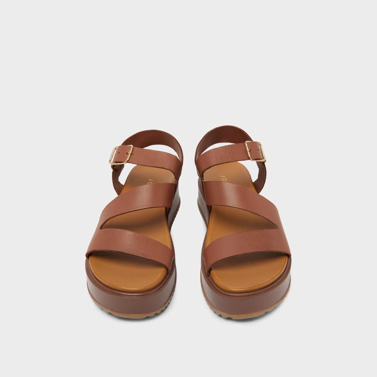 563- Isaure Cuir Marron Stylish Footwear
