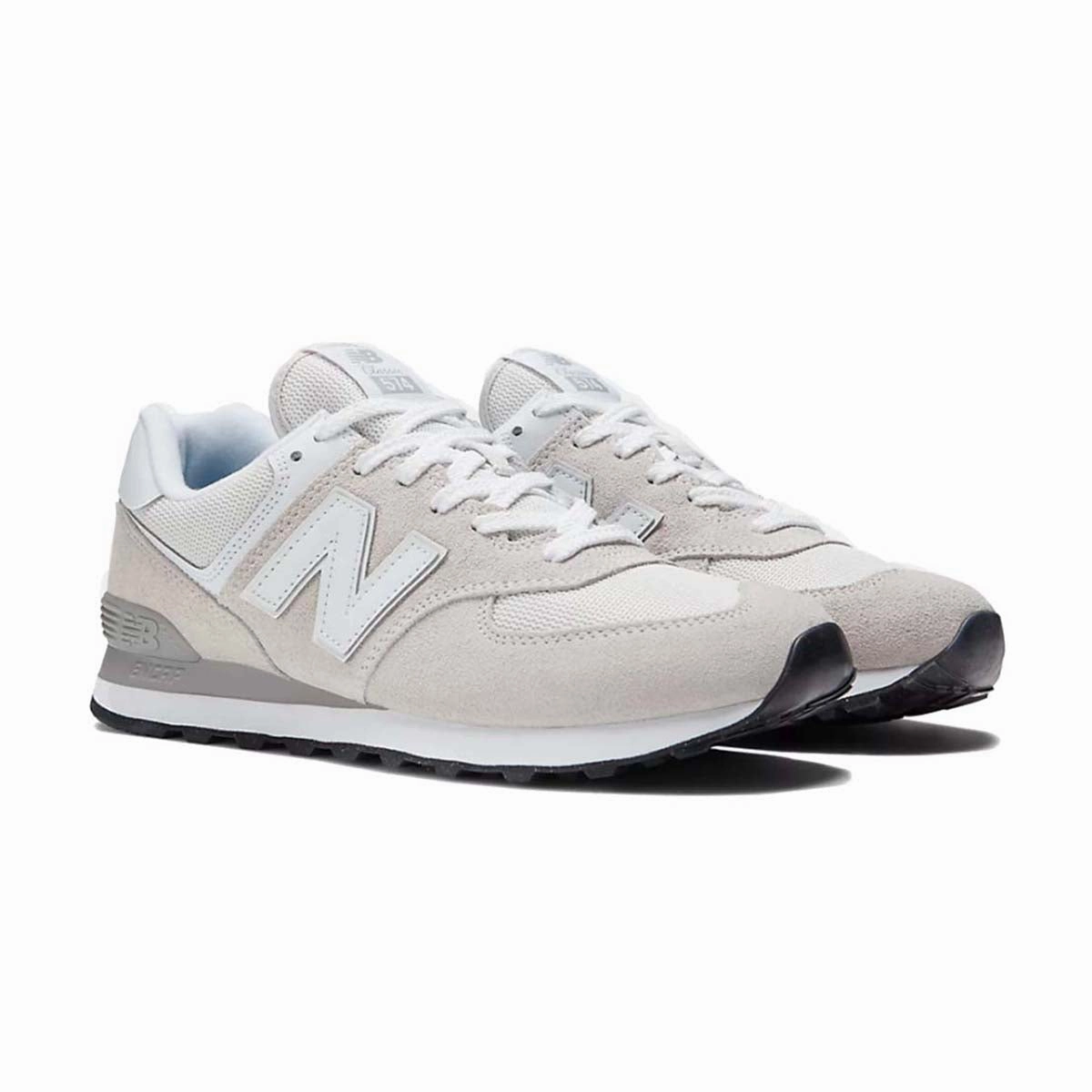 574 'Nimbus Cloud White' New Balance sneaker close-ups