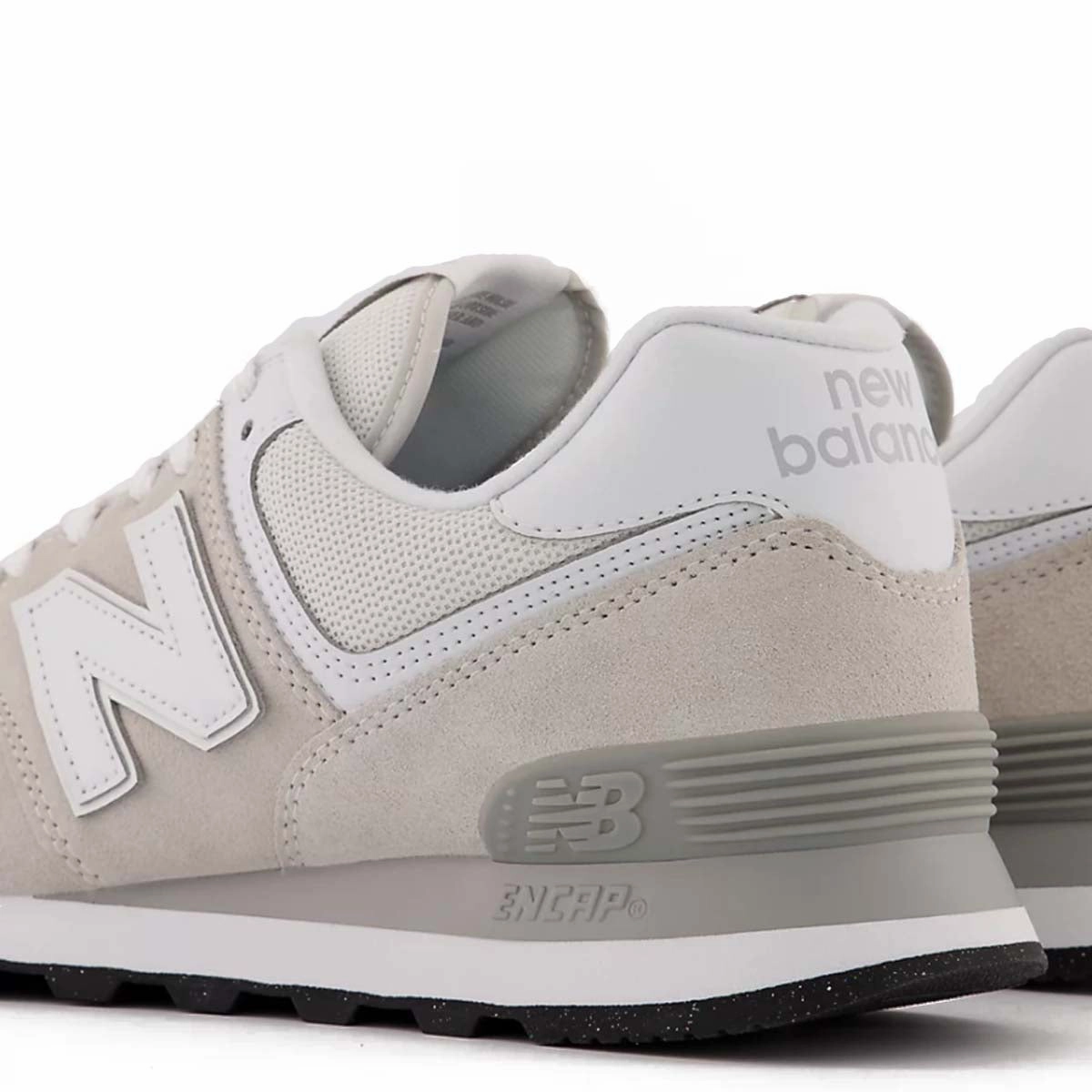 574 'Nimbus Cloud White' New Balance sneaker close-ups