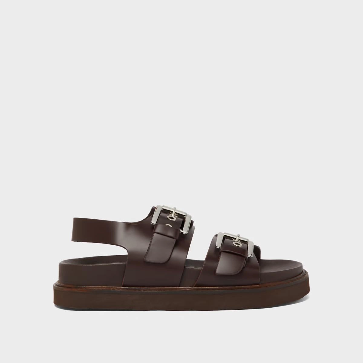 585- Lago Cuir Glace Marron-Fonce Stylish Footwear